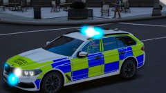 South Wales Police BMW 5 Series Estate Car Responding I-grade