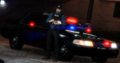 WRPS Ghosted Crown Victoria