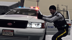 RCMP in action
