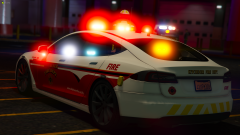 Kitchener Fire Tesla Model S