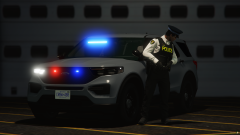 Ontario Provincial Police Grey Unmarked 2020 Ford Explorer
