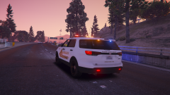 BCSD Running Code 3 on the Highway