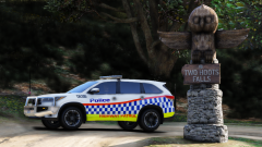 Decided to swing by Two Hoots Falls on my shift