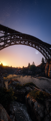 Raton Canyon Bridge, Blaine County, SA