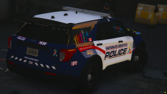 Waterloo Regional Police 2020 Ford Explorer Autism Awareness Cruiser
