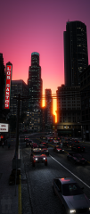 Legion Square Sunset, Los Santos, SA