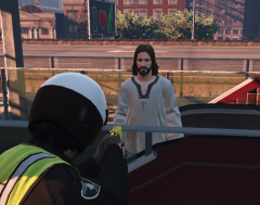 Tasing Jesus