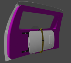 Trunk/Hatch Shield Mount w/Demo Shield