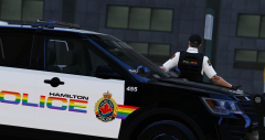 Hamilton Police Service 2018 Explorer Pride Livery