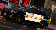 Hamilton Police Service 2018 Explorer Pride Livery
