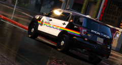 Hamilton Police Service 2018 Explorer Pride Livery