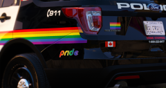 Hamilton Police Service 2018 Explorer Pride Livery