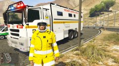 DFES ICV At hazmat callout.