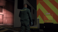 ECA checking the vehicle after a job