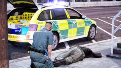 Advance Paramedic attending a scene in the RRV