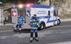 SAFD Medic 11 on Standby at a Structure Fire #1