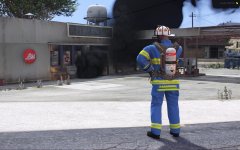 SAFD Medic 11 on Standby at a Structure Fire #2