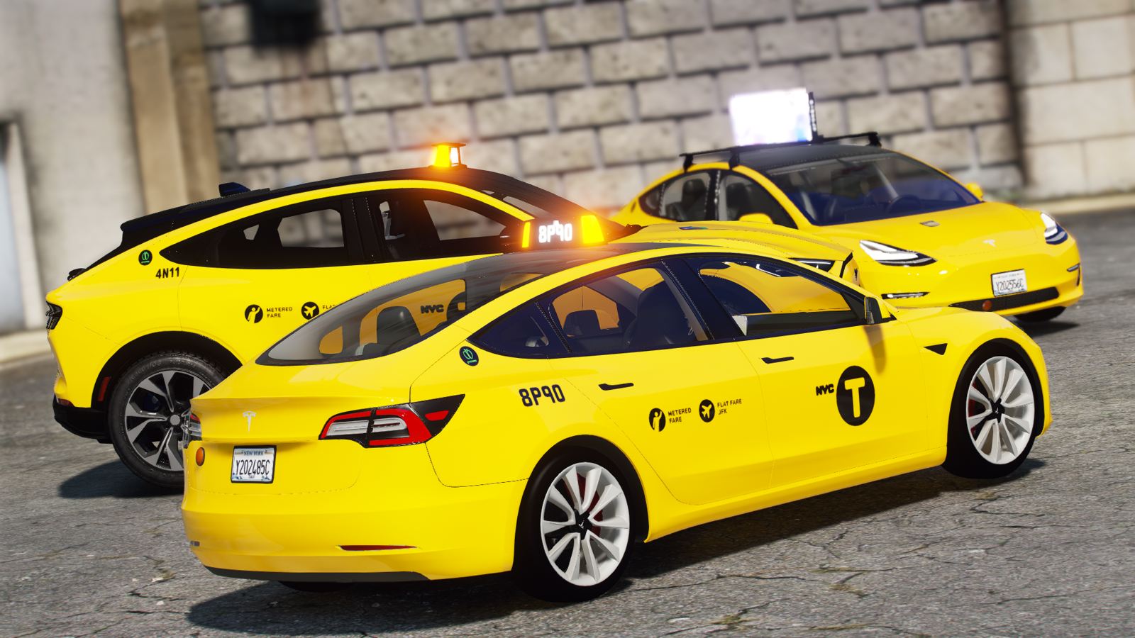 Tesla model online 3 nyc taxi