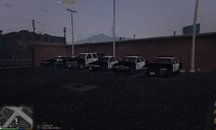 90s LASD Units Outside Headquarters