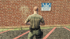 Tucekd Tee Sheriff SWAT Green
