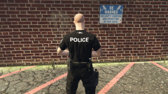 Tucekd Tee Police Black