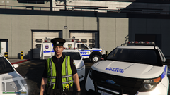 NYPD Traffic Vest Front