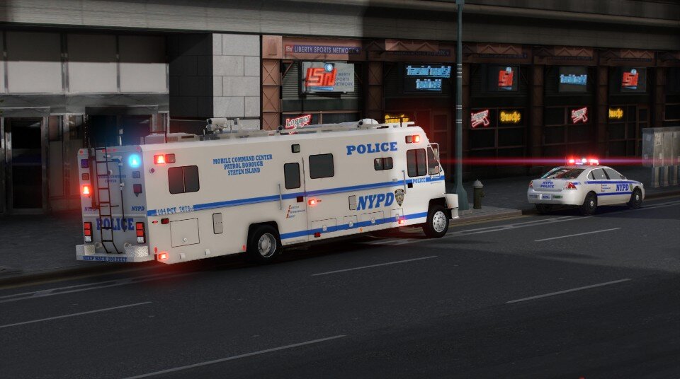 NYPD Mobile Command Center GTA V Galleries