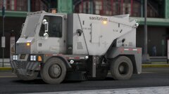 NYC Sanitation Street Sweeper.