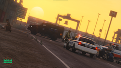 LSPD CVPI & Bearcat on scene of a gang shooting