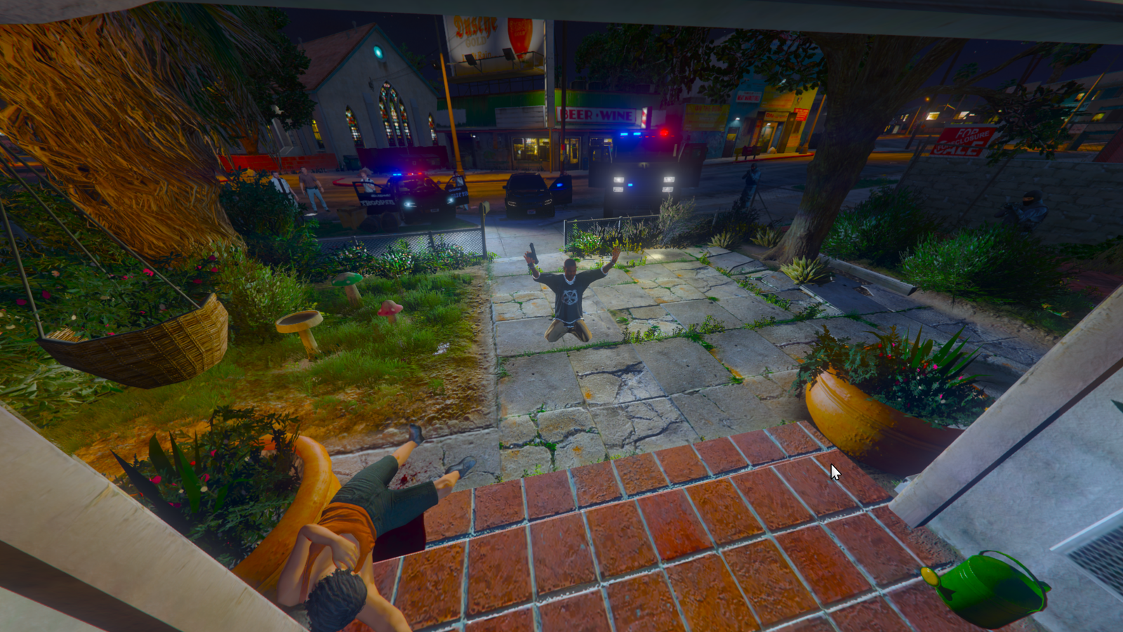 Police Scenes by Leeroy