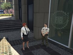 Two uniform Fed agencies share the coffee love.