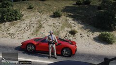 A trooper and his Ferrari