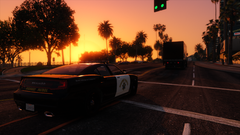 Sunset patrol in an SAHP Buffalo