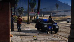 Someone got picked up by a Gang Unit