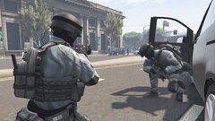 Belgian tactical team operating