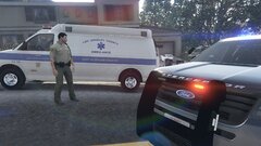 LASD responding with ambulances