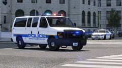 NYC MTA Police Ford E 350