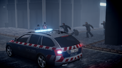 Homeless people performing a synchronised dance