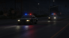 2 CVPI's in pursuit.