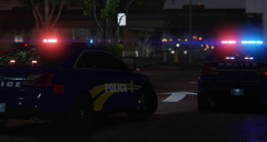 Warrensburg Police Department - Old & New (Night)