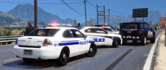 LSPD Patrol 15 and Car 2X3 on scene in Blaine County