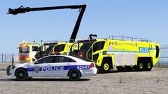 Old & New PAPD Oshkosh Striker - Airport Fire Response Vehicles.