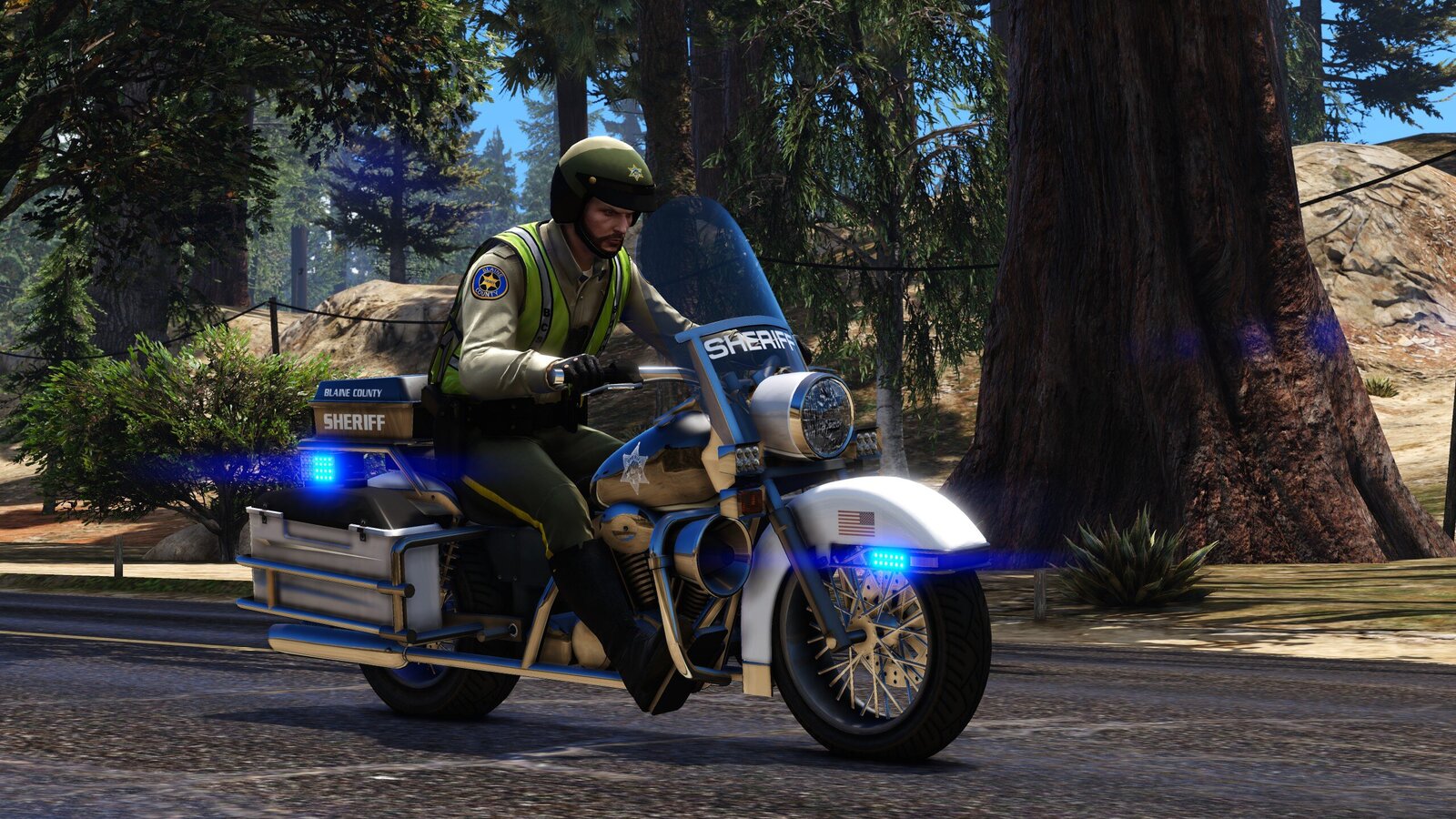 BCSO Police Bike - GTA V Galleries - LCPDFR.com