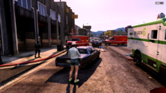 Heavy Trafic jamp from truck bank sabotage