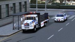 NYPD Kenworth 4 Door - Barriers Truck.