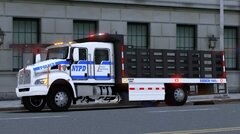 NYPD Kenworth 4 Door - Barriers Truck.