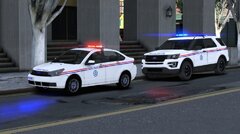 USPS - New York Police units.