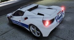 Ferrari 488 - Trafik Polisi