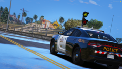 Ontario Provincial Police Entering Penetanguishene