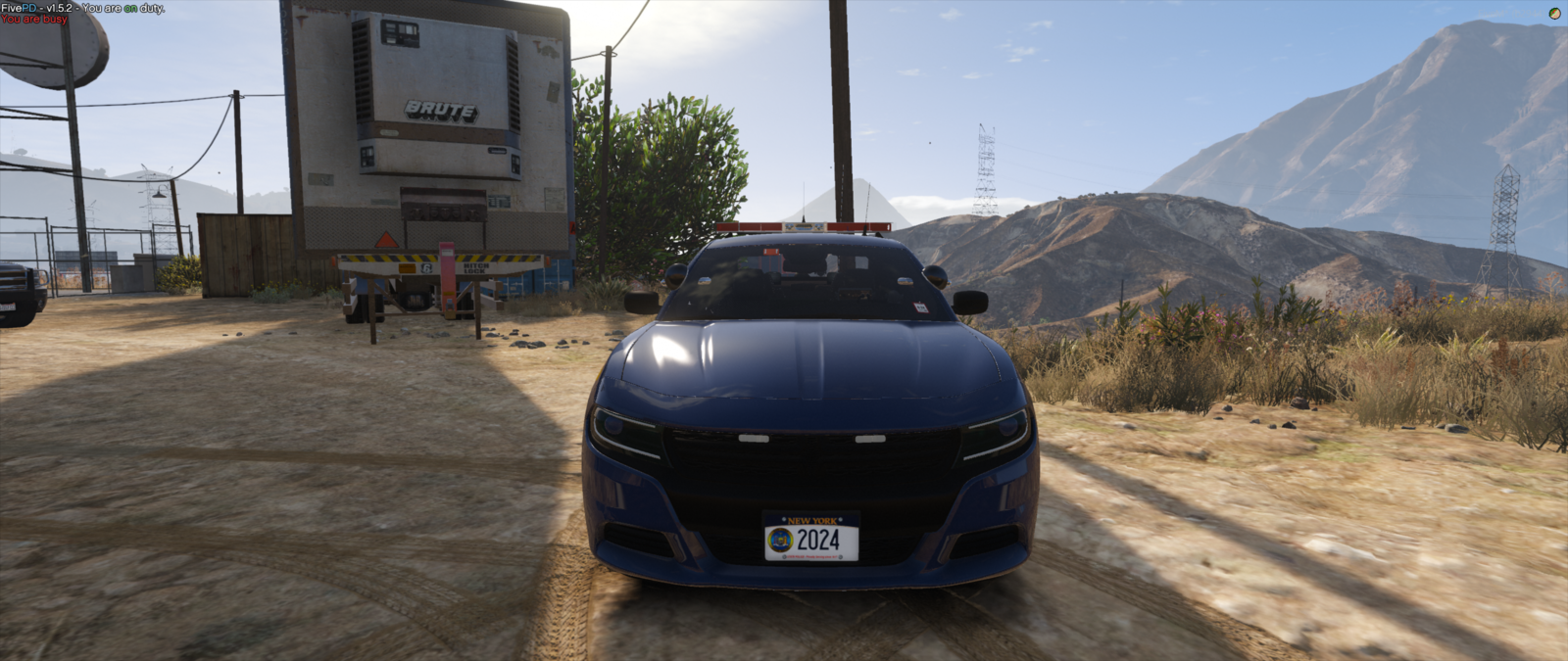 New York State Police 23' Dodge Charger Pursuit AWD V6 - GTA V ...